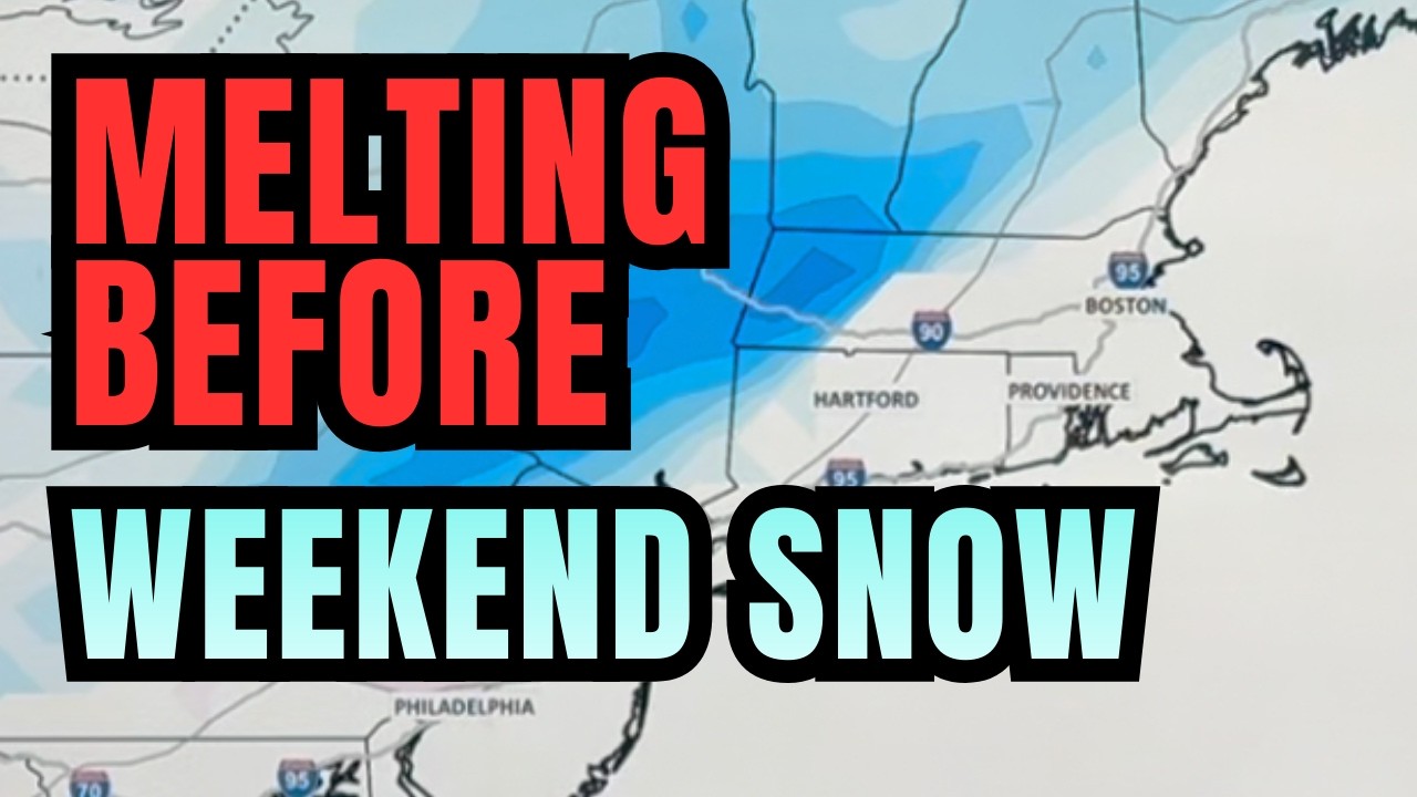 Melting Now, Northeast Snow This Weekend