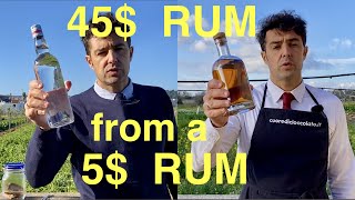 How to Make 45$ RUM from 5$ RUM 🥃 How to age RUM at Home 7 years in only 7 days 🤪 Homeage RUM