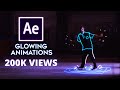 🔥🔥🔥After Effects Tutorial |  Glowing Animations Effects🔥🔥🔥