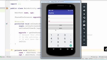 Lesson  15_1  Android - How to save in Shared Preferences ?