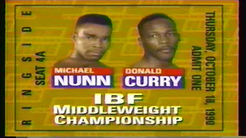 Michael Nunn vs Donald Curry, ENTIRE SHOWTIME BOXI...