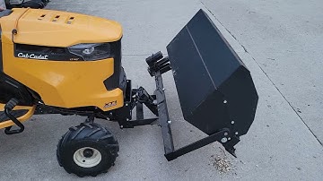 Johnny Bucket Jr on Cub Cadet XT1