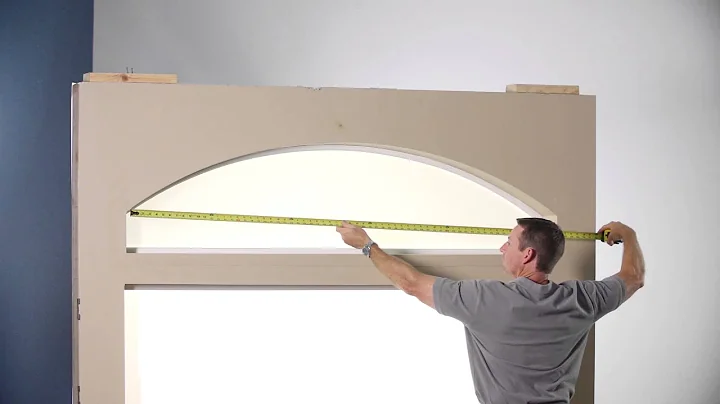 Signature Series | Measuring for Z-framed, Sunburst Elongated Arch in Drywall-Wrapped Window Opening