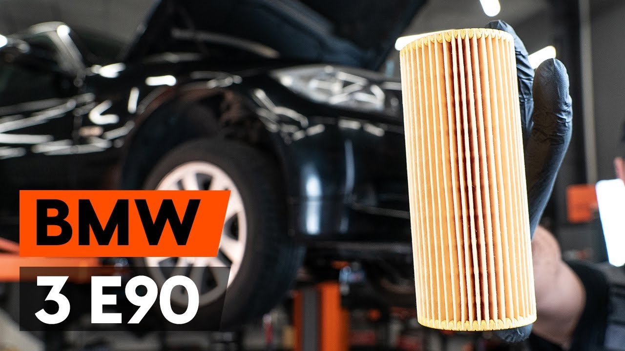 Cum se înlocuiește filtru ulei si ulei motor pe BMW 3 (E90) [TUTORIAL  AUTODOC] - YouTube