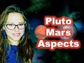 Pluto Mars Aspects in the Birth Chart