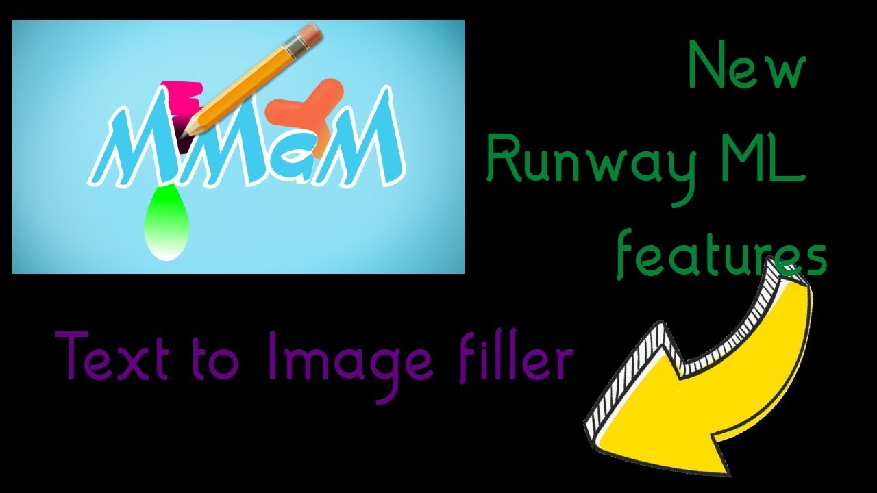 Runway ML AI features text to image filler - YouTube