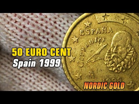 Spain 1999 50 Euro Cent Coin: What Is The Real Value Of European Coins?