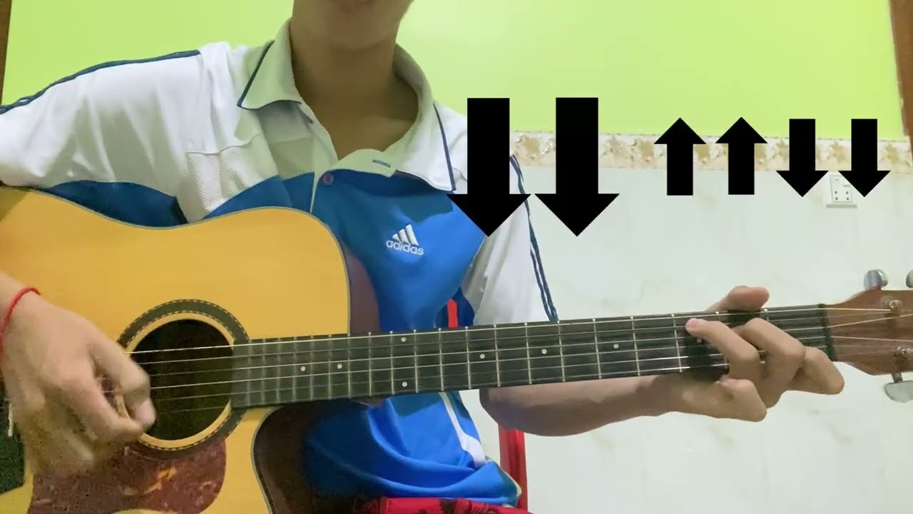 រៀនលេងហ្គីតា (បទ កង់សាគួរ) សម្រាប់អ្នករៀនលើកដំបូង - Learn Guitar for Beginner