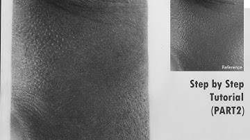 How to draw Realistic Skin Texture - Wrinkles (Part 2)