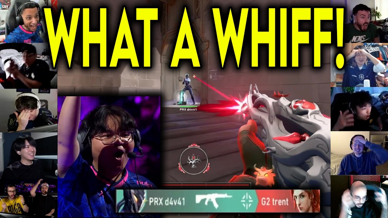 Valorant Streamers Reacts To PRX D4v41 CLUTCH After G2 Trent CRAZY WHIFF In Masters Santiago