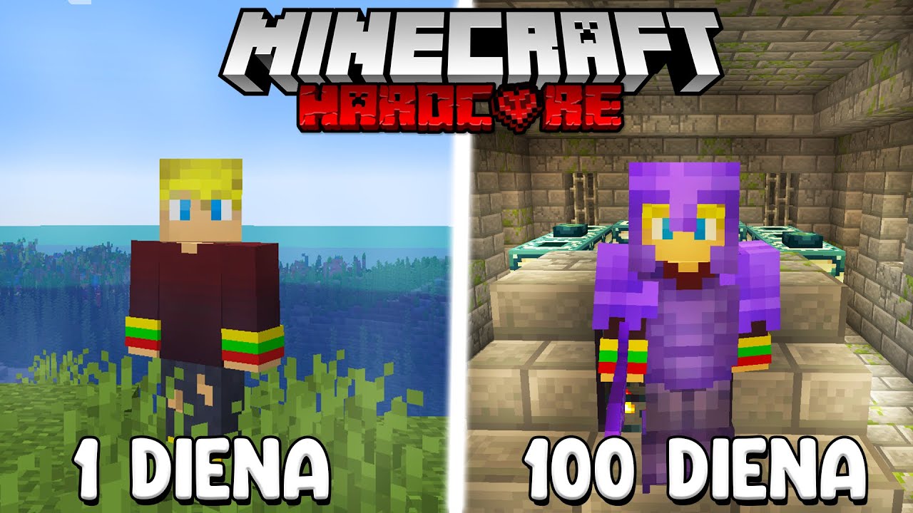 Aš išgyvenau 100 dienų Minecraft Hardcore !