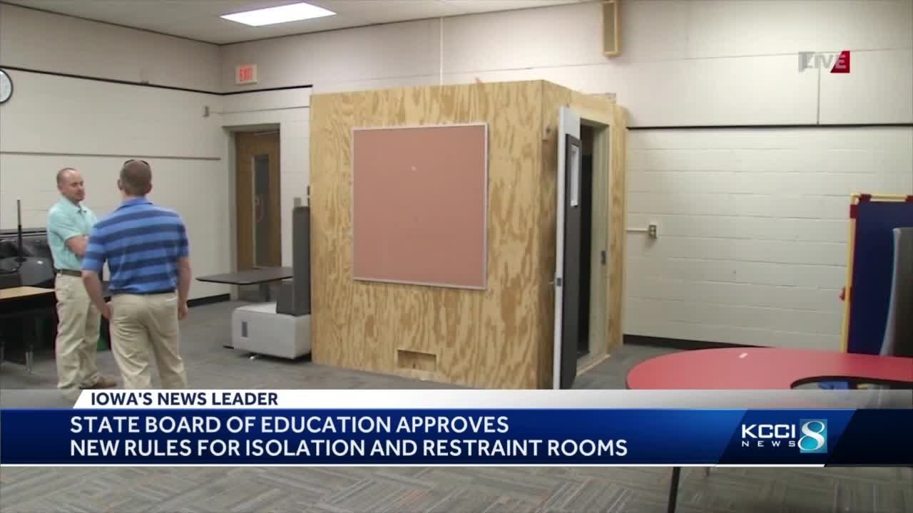 Iowa Department of Education approves changes to use of isolation rooms