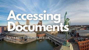 DataROC Tutorial 4: Accessing Documents via the Open Data Portal