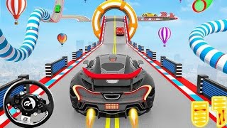 Impossible Stunts Car Tracks 3d Android screenshot 4