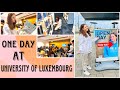 1 day at university of luxembourg  open day  university tour  questions  hostel tour