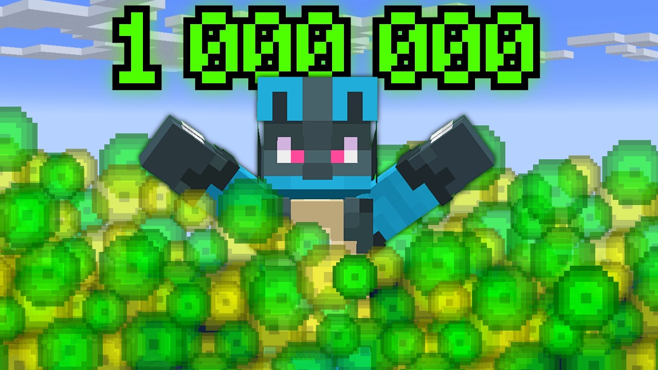J'ai Récolté 1 000 000 XP en 24H sur Minecraft..