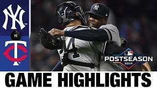 New York Yankees complete sweep of Twins to advance to ALCS! | Yankees-Twins Game Highlights Resimi