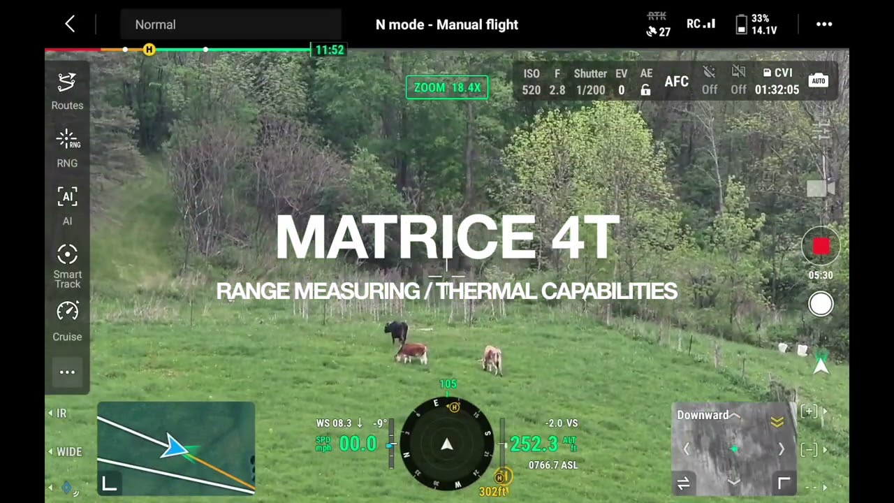 DJI Matrice 4T thermal, zoom, range capabilities
