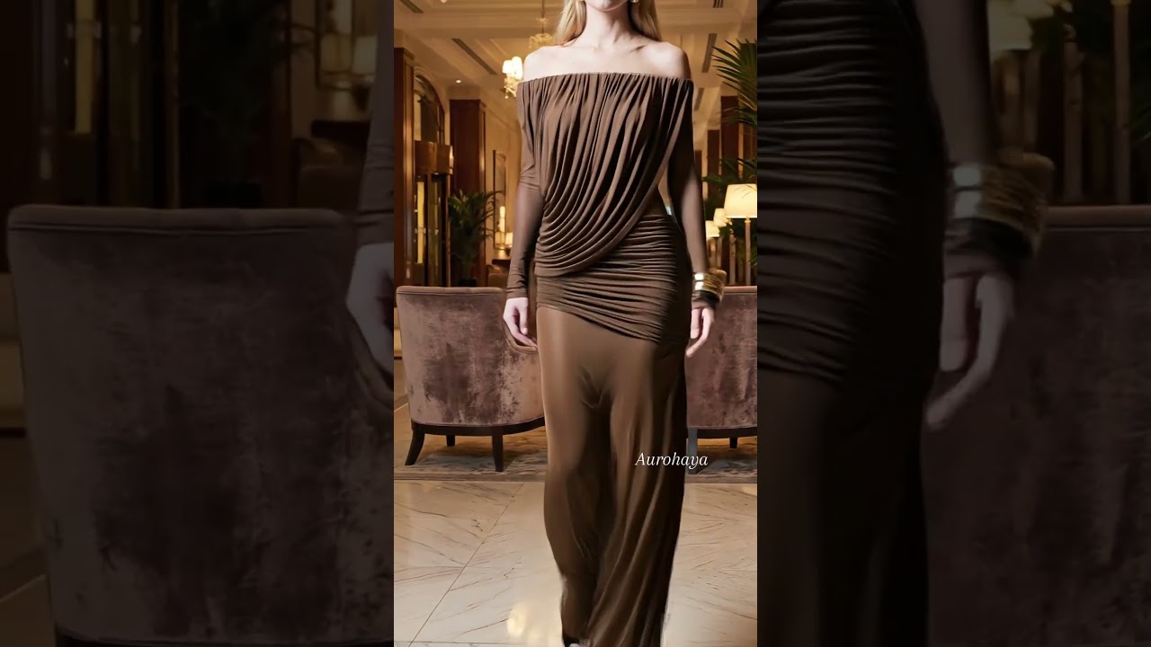 The Ultimate Black-Tie Evening Dress 🤎