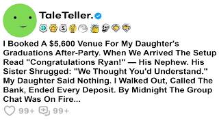 I Booked A $5,600 Venue For My Daughter's Graduations After-Party. When We Arrived The Setup Read "