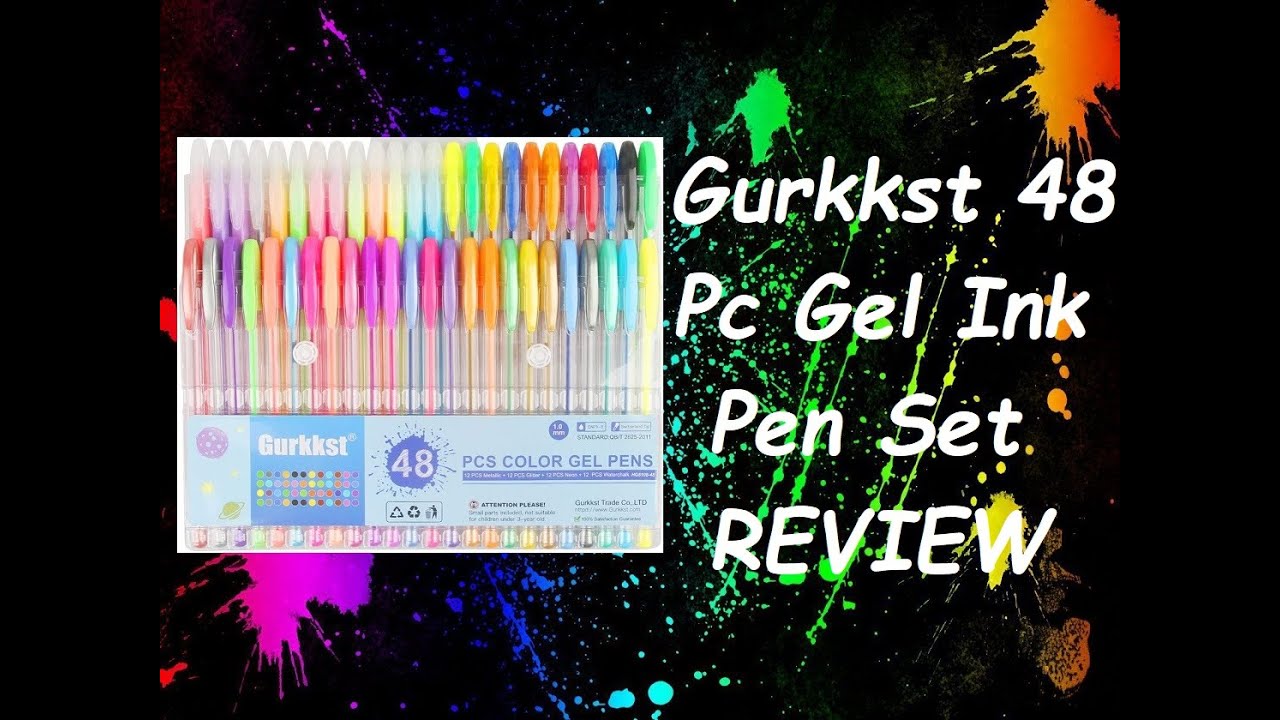 Gurkkst 48 pcs Gel Ink Pen Set Review
