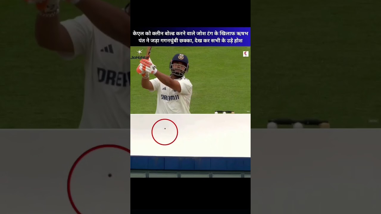 Rishab pant sixer 🔥 ... 