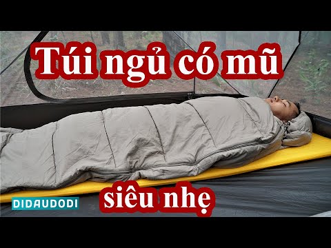 Video Túi Ngủ Du Lịch có Mũ | Túi ngủ Naturehike cotton, ấm... - youtube