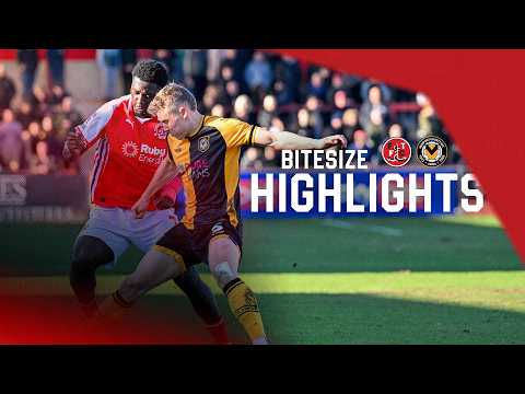 Bitesize Highlights: Town 0-0 Newport County — football highlights