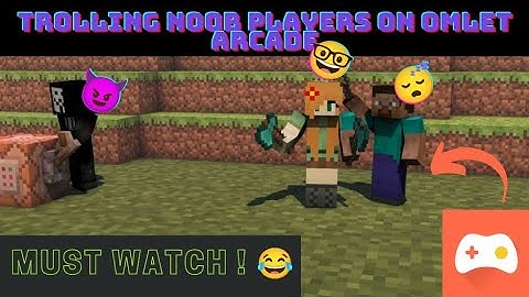 Trolling Minecraft Players 😈😈 on #omletarcade with Toolbox 🔥🔥