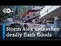 Storm Alex batters France and Italy with torrential rains | DW News