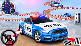 Mega Ramp Police Car Stunts Racing - Muscle Car Impossible Simulator 3D - Android GamePlay #4 screenshot 1