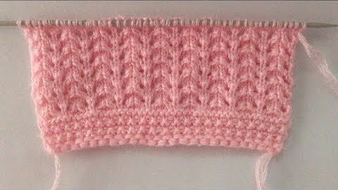 Beautiful 4 Rows Repeat Pattern For baby/Ladies Cardigan/Sweater