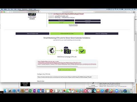 Step 4   MailChimp RSVP Call to Action Embed
