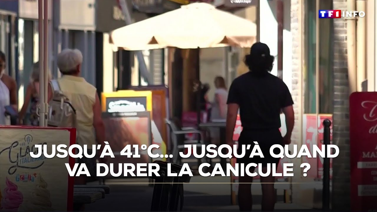 Jusqu'à 41°C... Jusqu’à quand va durer la canicule ?｜TF1 INFO