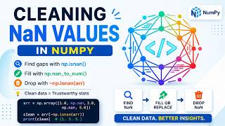 NumPy Cleaning NaN Values Explained - np.isnan(), np.nan_to_num(), Boolean Maski