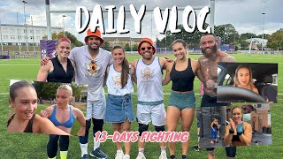 Over 10,000 Burpees Daily Vlog - 13 Days Fighting, A Lot Of Rushing, Training & More Food Obvs