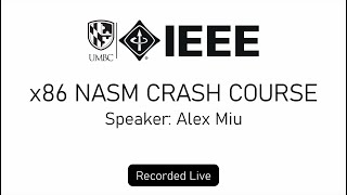 x86 NASM Assembly Crash Course