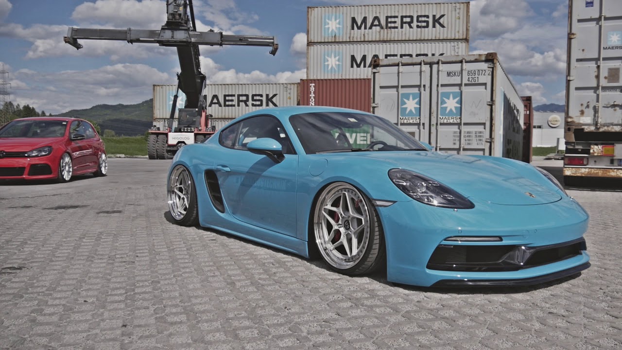 Bagged Porsche Cayman S at Wörthersee 2019 YouTube