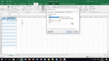 Microsoft Excel - Criação de Lista Suspensa em Tabelas (Validação de Dados)