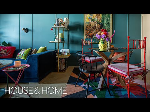 quirky-&-colourful-small-condo-loft-makeover