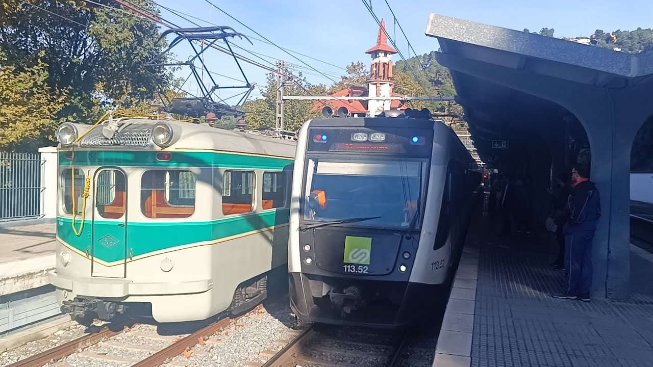 🇺🇦Електропотяг FGC 113.02 в'їжджає до станції Les Planes 