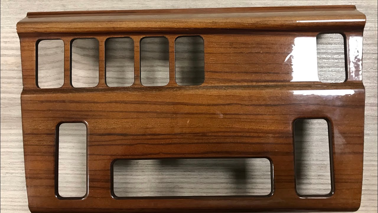 Mercedes W124 ahşap restorasyonu önbilgi Classic car wood restoration