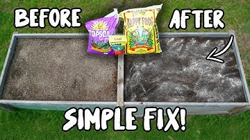 Plants not growing? FIX YOUR SOIL with this SIMPLE TRICK!