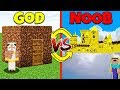 Minecraft Battle: NOOB vs GOD: SWAPPED HOUSE CHALLENGE / Animation