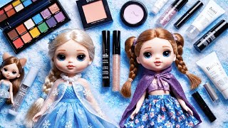 Disney Elsa & Anna Makeup ASMR ❄️👑 Relaxing No Talking Sounds screenshot 1