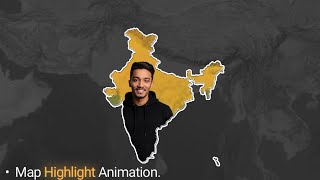 3D Map Highlight Animation Like Documentary style | Alight Motion tutorial screenshot 5