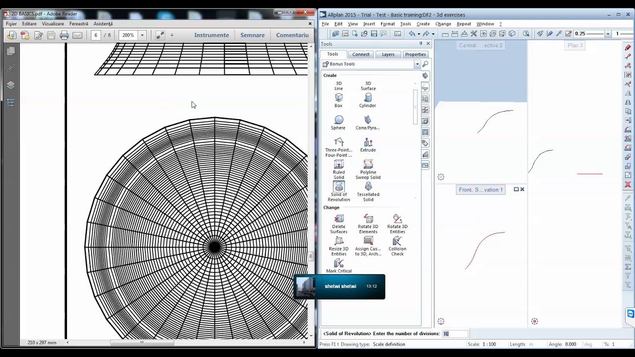 3D modelling in Allplan - YouTube