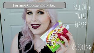 Fortune Cookie Soap Box Unboxing Fall Witch Pleas