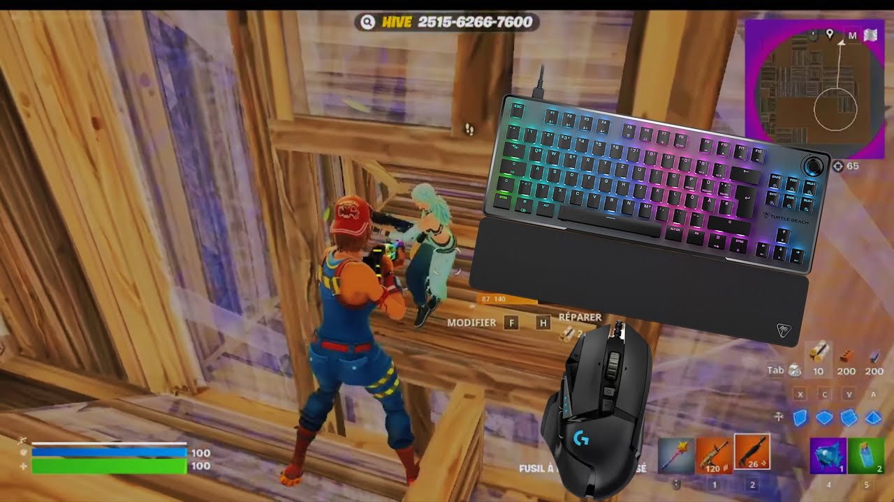 Asmr keyboard turtle beach volcan II🥱😴😴(box pvp) 