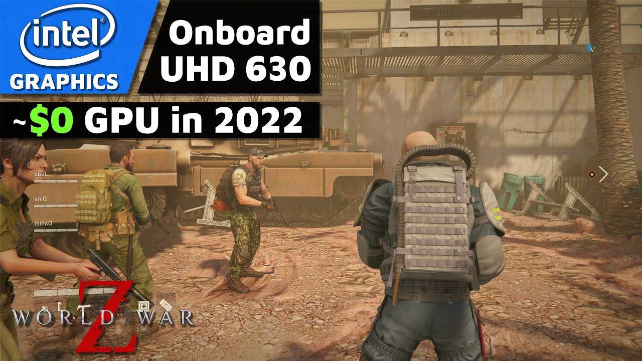 Intel Onboard Graphics in 2022 | World War Z | 720p LOW Settings